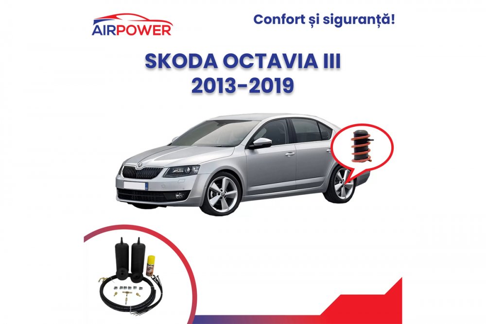 Ajutor pentru suspensia masinii tale? Perne de aer Skoda Octavia disponibile pe perneauxiliare.ro